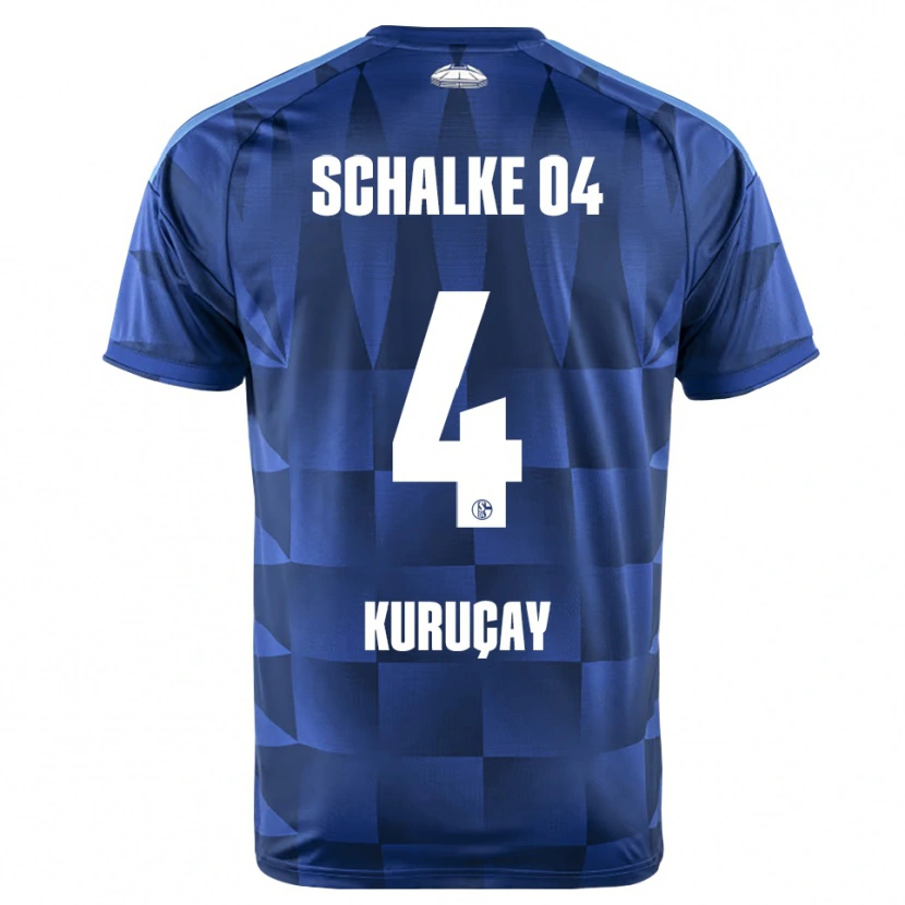 Danxen Dames Hasan Kuruçay #4 Donkerblauw Geel Wit Thuisshirt Thuistenue 2026/27 T-Shirt België