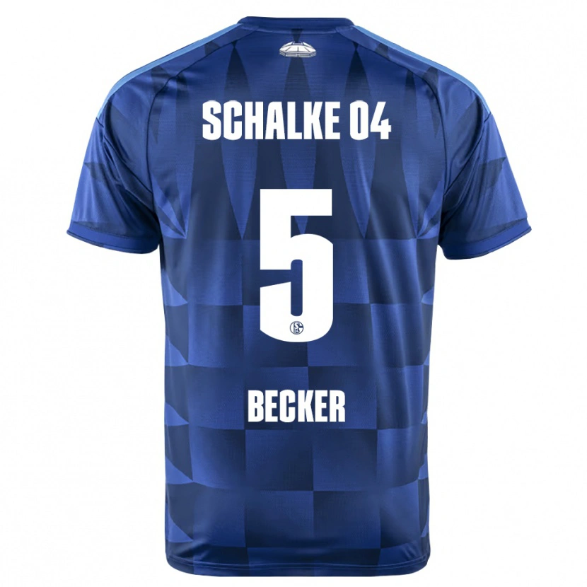 Danxen Dames Timo Becker #5 Donkerblauw Geel Wit Thuisshirt Thuistenue 2026/27 T-Shirt België
