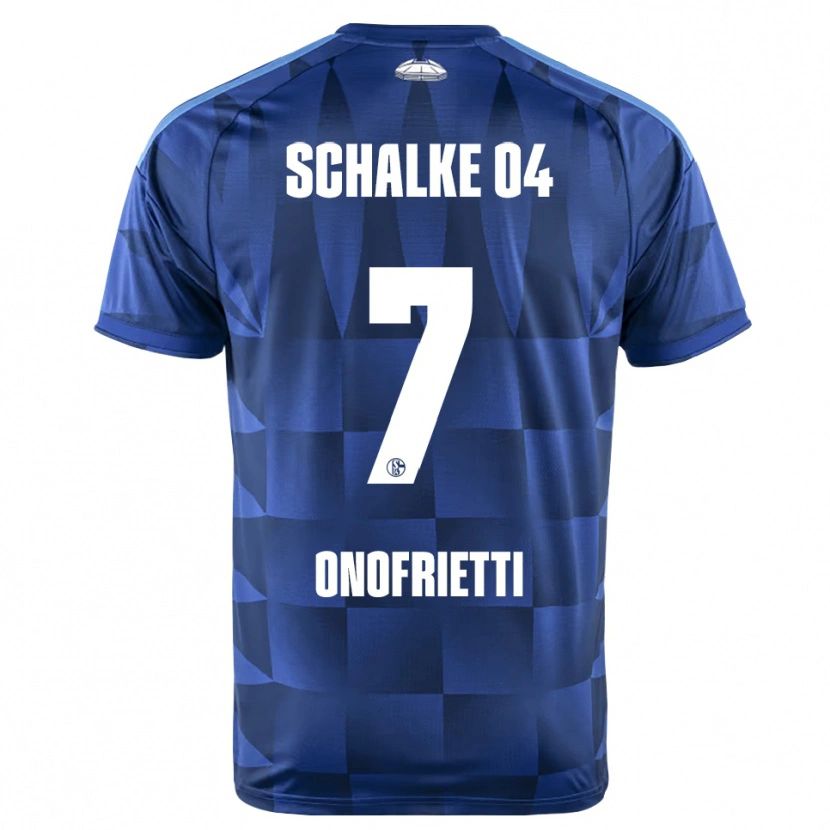 Danxen Dames Vincenzo Onofrietti #7 Donkerblauw Geel Wit Thuisshirt Thuistenue 2026/27 T-Shirt België