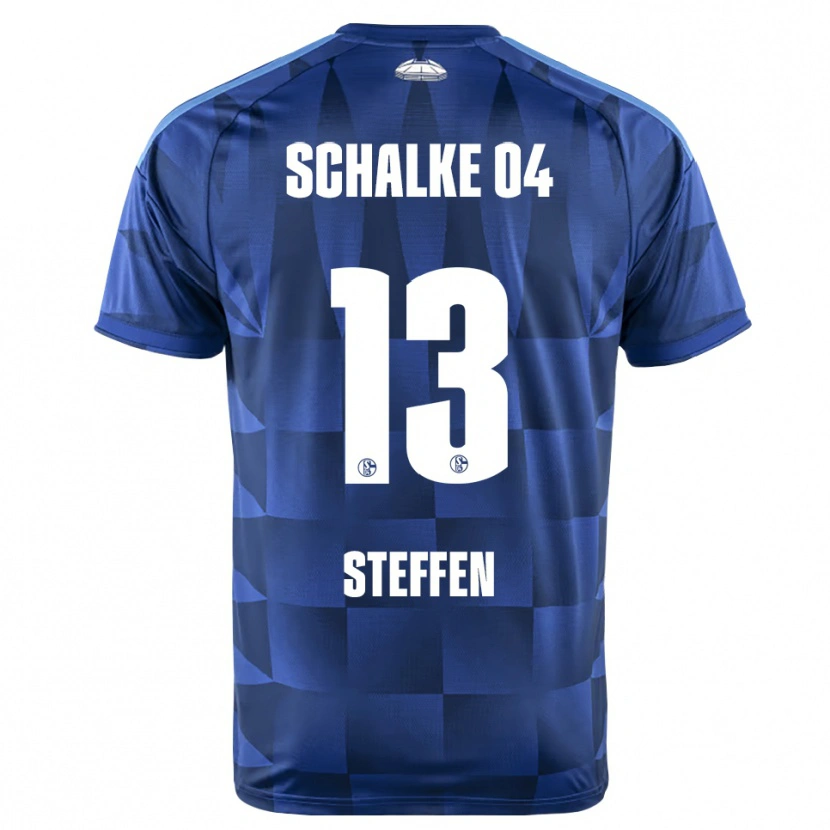 Danxen Dames Kjell Steffen #13 Donkerblauw Geel Wit Thuisshirt Thuistenue 2026/27 T-Shirt België