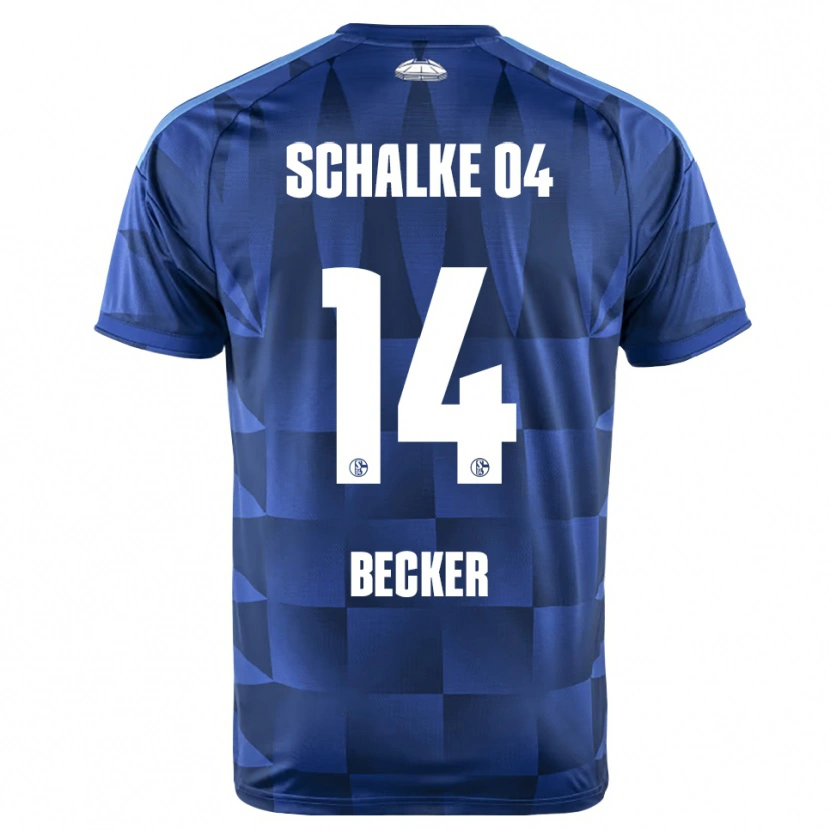 Danxen Dames Daniel Becker #14 Donkerblauw Geel Wit Thuisshirt Thuistenue 2026/27 T-Shirt België