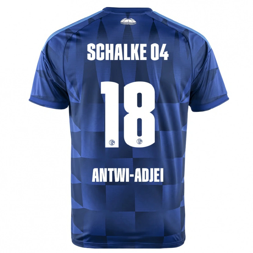Danxen Dames Christopher Antwi-Adjei #18 Donkerblauw Geel Wit Thuisshirt Thuistenue 2026/27 T-Shirt België