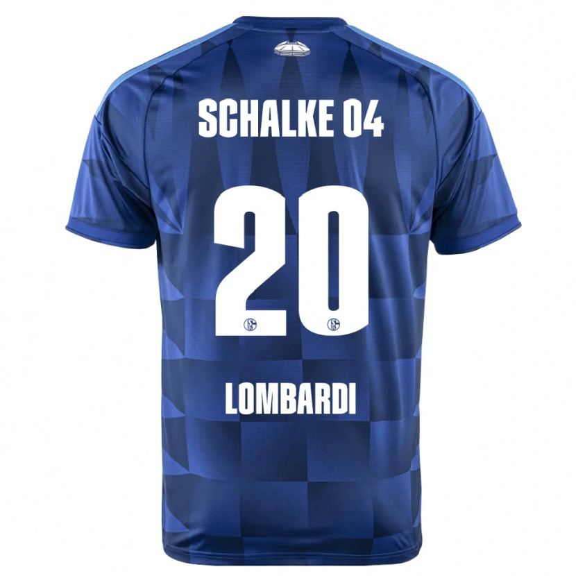 Danxen Dames Antonio Lombardi #20 Donkerblauw Geel Wit Thuisshirt Thuistenue 2026/27 T-Shirt België