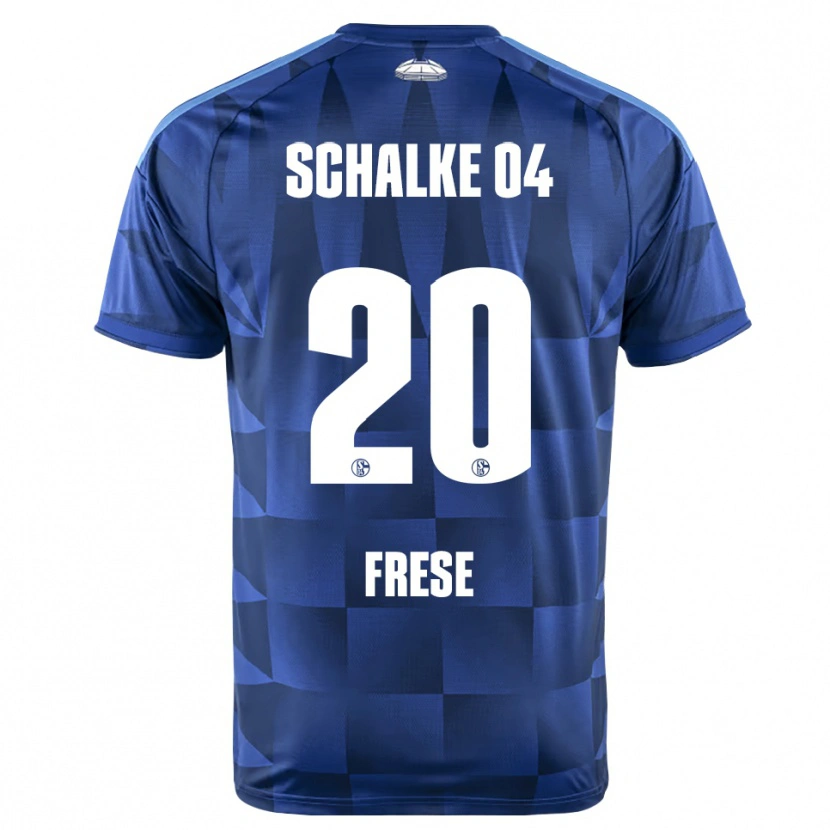 Danxen Dames Niklas Frese #20 Donkerblauw Geel Wit Thuisshirt Thuistenue 2026/27 T-Shirt België