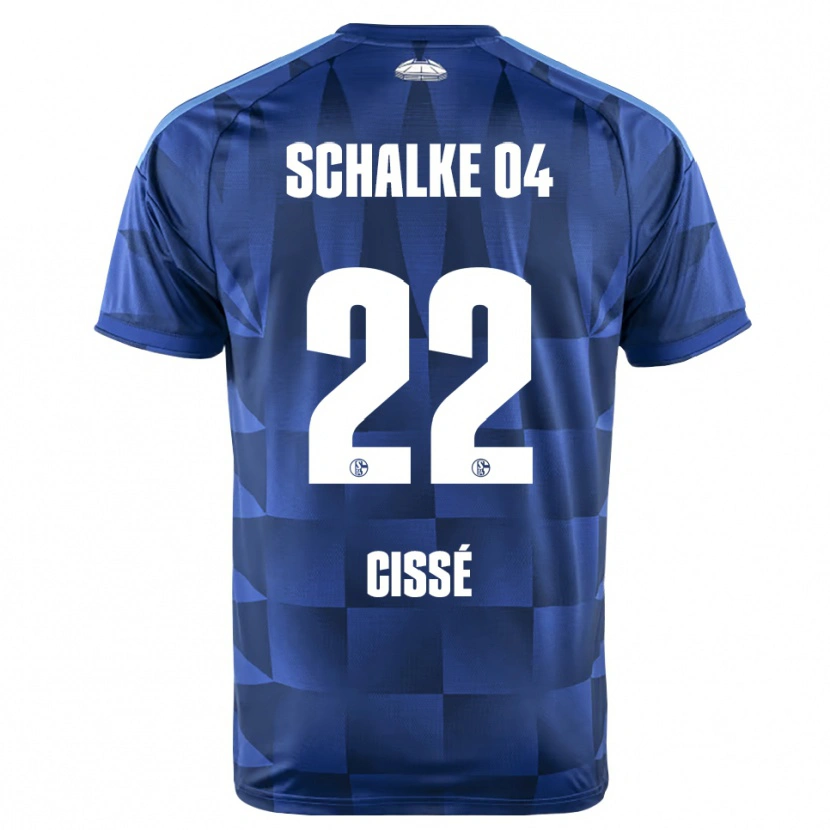 Danxen Dames Ibrahima Cissé #22 Donkerblauw Geel Wit Thuisshirt Thuistenue 2026/27 T-Shirt België