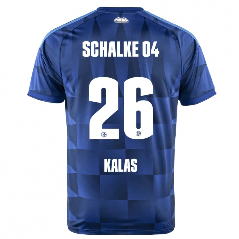 Danxen Dames Tomas Kalas #26 Donkerblauw Geel Wit Thuisshirt Thuistenue 2026/27 T-Shirt België