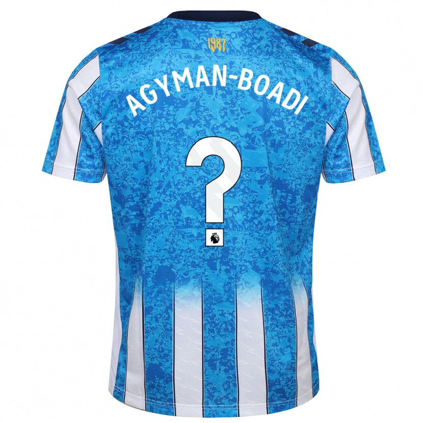 Danxen Dames Ivan Agyman-Boadi #0 Wit Blauw Oranje Thuisshirt Thuistenue 2026/27 T-Shirt België