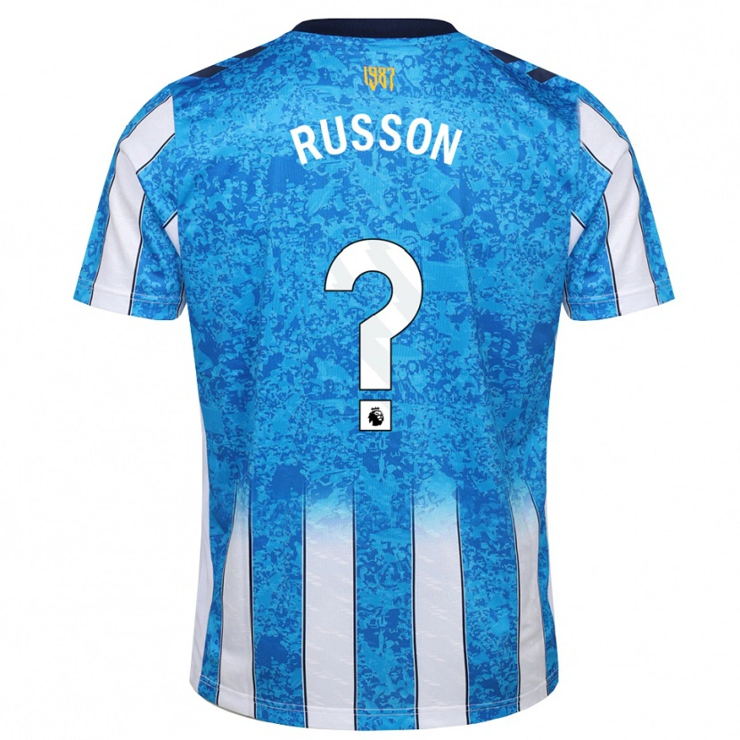 Danxen Dames Will Russon #0 Wit Blauw Oranje Thuisshirt Thuistenue 2026/27 T-Shirt België