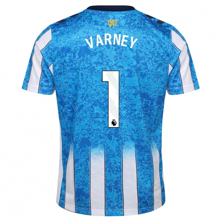Danxen Dames Oscar Varney #1 Wit Blauw Oranje Thuisshirt Thuistenue 2026/27 T-Shirt België