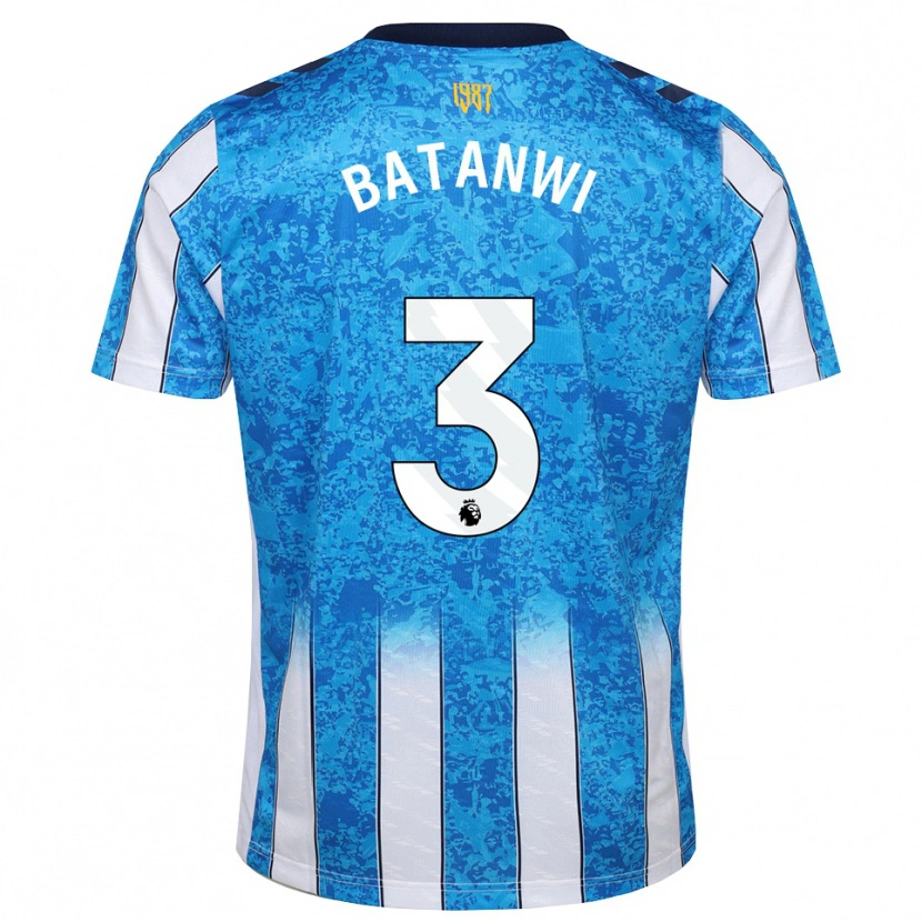 Danxen Dames Tristen Batanwi #3 Wit Blauw Oranje Thuisshirt Thuistenue 2026/27 T-Shirt België