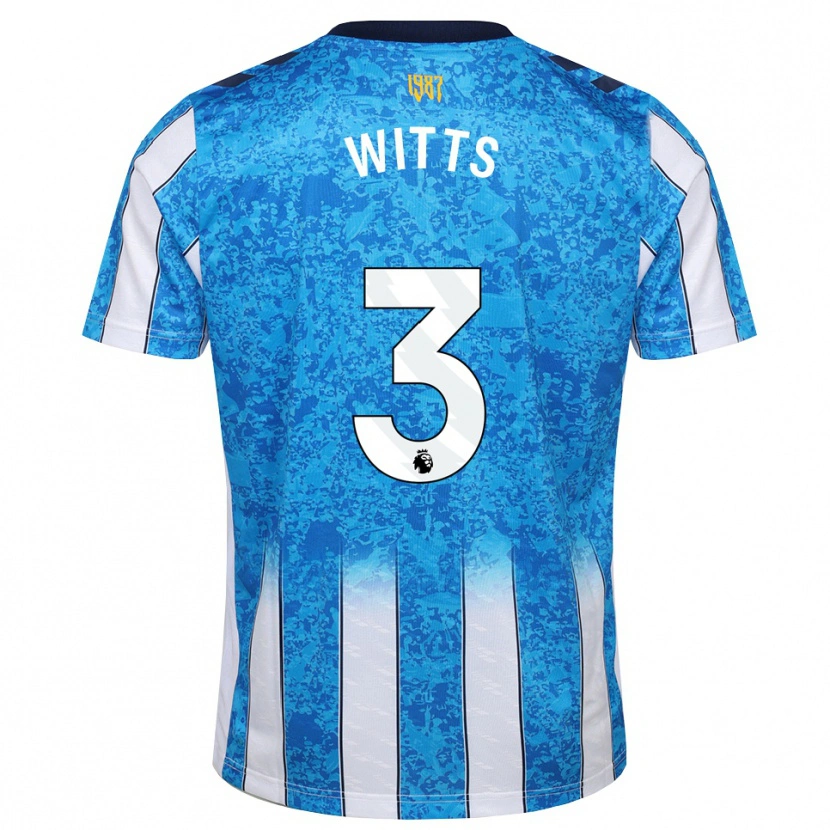 Danxen Dames Callum Witts #3 Wit Blauw Oranje Thuisshirt Thuistenue 2026/27 T-Shirt België