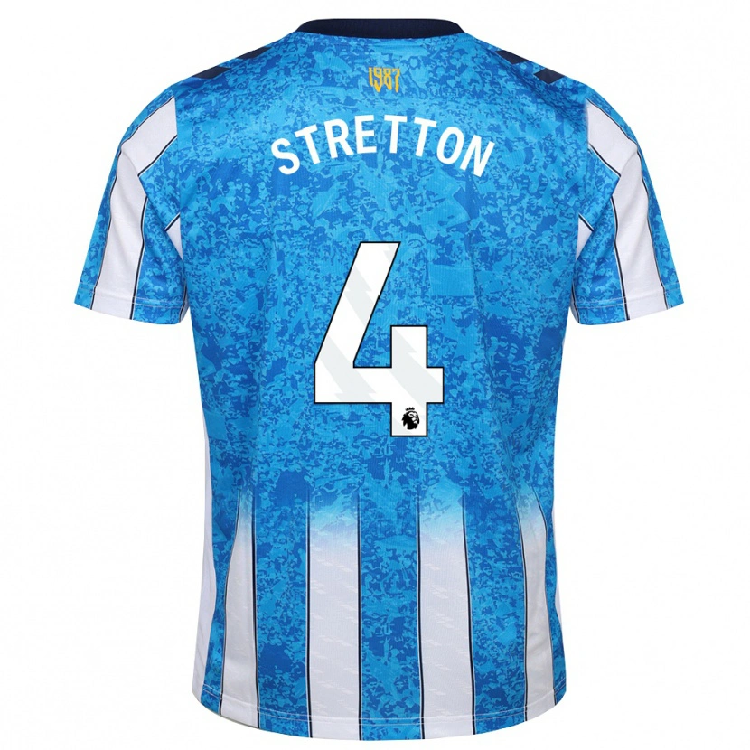 Danxen Dames Mackenzie Stretton #4 Wit Blauw Oranje Thuisshirt Thuistenue 2026/27 T-Shirt België