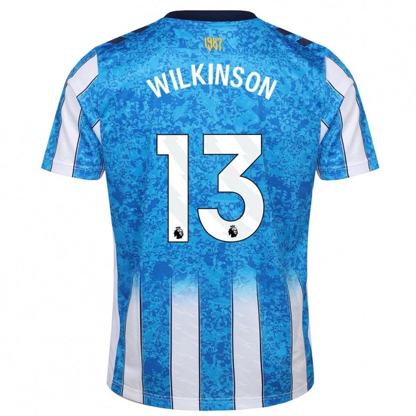 Danxen Dames Mitchell Wilkinson #13 Wit Blauw Oranje Thuisshirt Thuistenue 2026/27 T-Shirt België