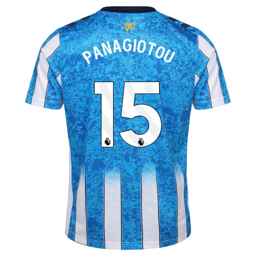 Danxen Dames Constantine Panagiotou #15 Wit Blauw Oranje Thuisshirt Thuistenue 2026/27 T-Shirt België