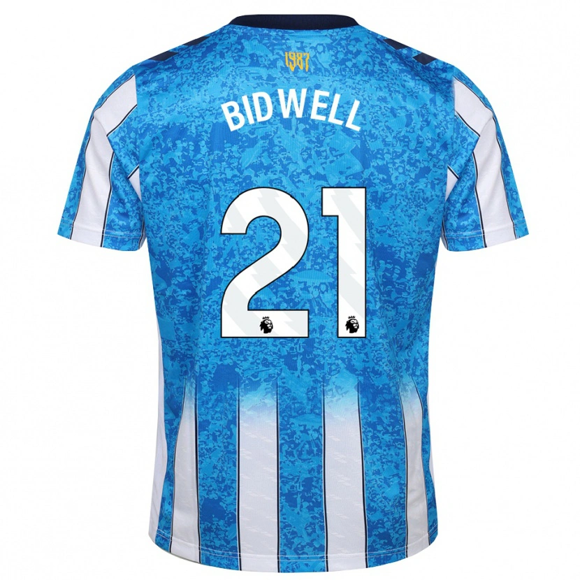Danxen Dames Jake Bidwell #21 Wit Blauw Oranje Thuisshirt Thuistenue 2026/27 T-Shirt België