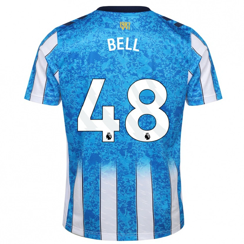 Danxen Dames Luke Bell #48 Wit Blauw Oranje Thuisshirt Thuistenue 2026/27 T-Shirt België