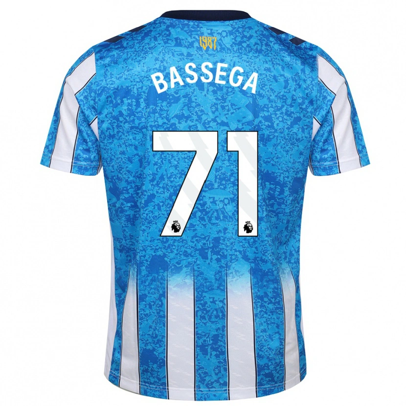 Danxen Dames Nsemi Bassega #71 Wit Blauw Oranje Thuisshirt Thuistenue 2026/27 T-Shirt België