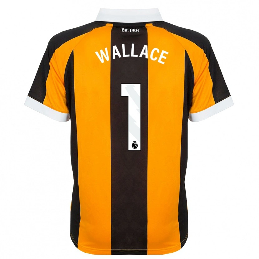 Danxen Dames Abbi Wallace #1 Oranje Zwart Wit Thuisshirt Thuistenue 2026/27 T-Shirt België