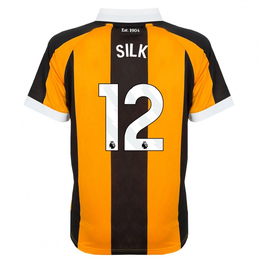 Danxen Dames Reuben Silk #12 Oranje Zwart Wit Thuisshirt Thuistenue 2026/27 T-Shirt België