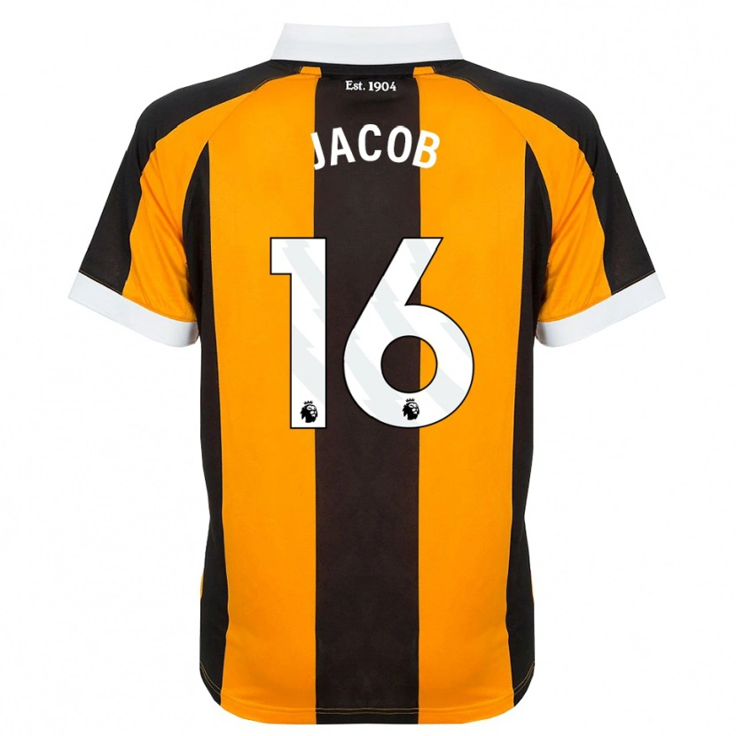 Danxen Dames Matty Jacob #16 Oranje Zwart Wit Thuisshirt Thuistenue 2026/27 T-Shirt België