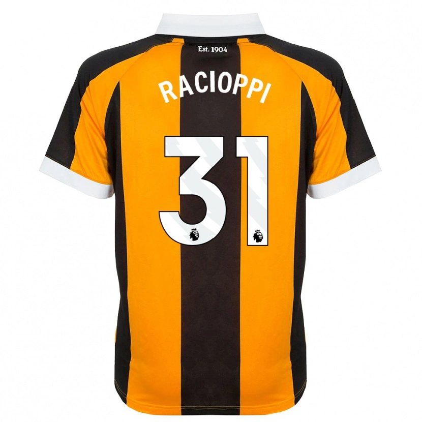 Danxen Dames Anthony Racioppi #31 Oranje Zwart Wit Thuisshirt Thuistenue 2026/27 T-Shirt België