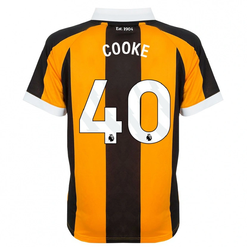 Danxen Dames Megan Cooke #40 Oranje Zwart Wit Thuisshirt Thuistenue 2026/27 T-Shirt België