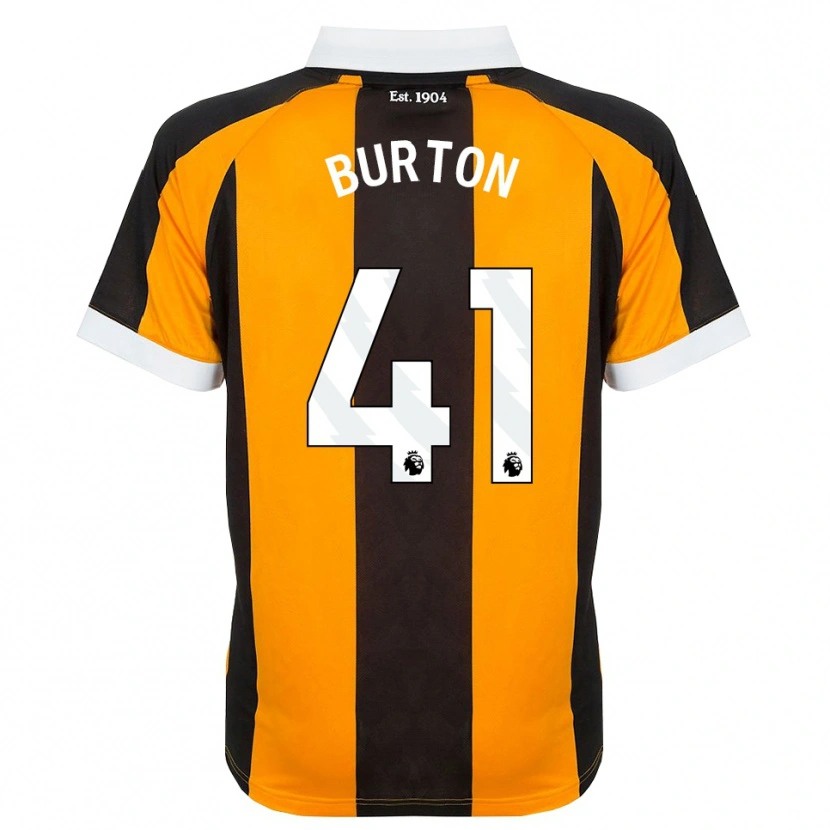 Danxen Dames Jess Burton #41 Oranje Zwart Wit Thuisshirt Thuistenue 2026/27 T-Shirt België