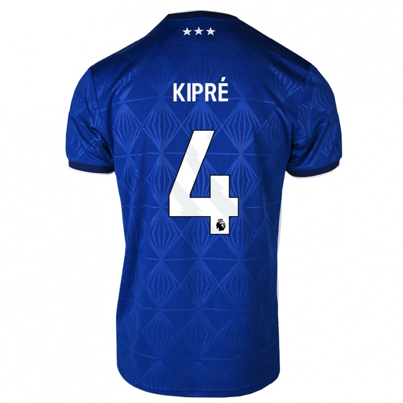 Danxen Dames Cédric Kipré #4 Mediumblue Wit Rood Thuisshirt Thuistenue 2026/27 T-Shirt België