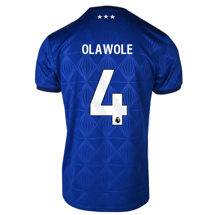 Danxen Dames Kellyan Olawole #4 Mediumblue Wit Rood Thuisshirt Thuistenue 2026/27 T-Shirt België