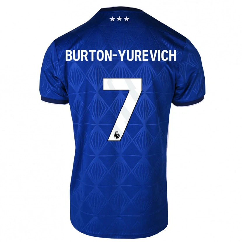 Danxen Dames Roman Burton-Yurevich #7 Mediumblue Wit Rood Thuisshirt Thuistenue 2026/27 T-Shirt België