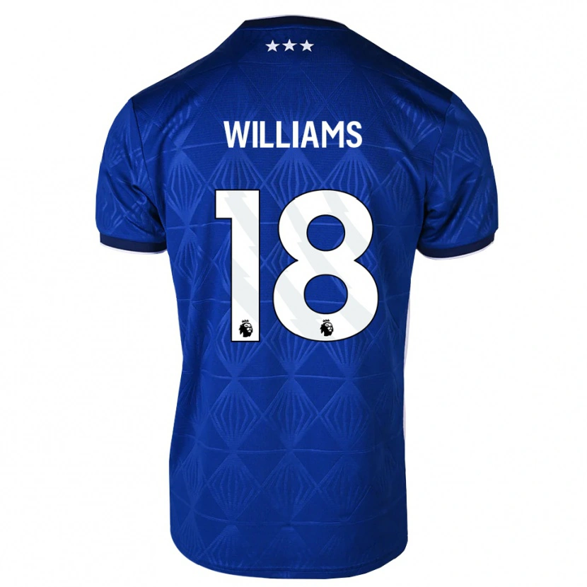Danxen Dames Brandon Williams #18 Mediumblue Wit Rood Thuisshirt Thuistenue 2026/27 T-Shirt België