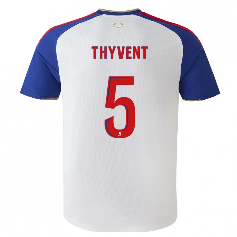 Danxen Dames Estéban Thyvent #5 Royalblue Rood Wit Thuisshirt Thuistenue 2026/27 T-Shirt België