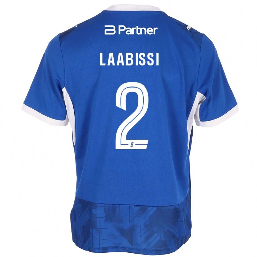 Danxen Dames Chad Laabissi #2 Mediumblue Wit Thuisshirt Thuistenue 2026/27 T-Shirt België