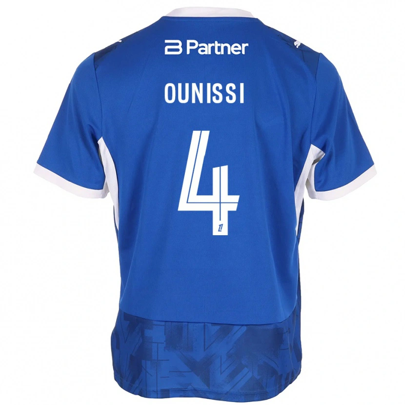 Danxen Dames Ilian Ounissi #4 Mediumblue Wit Thuisshirt Thuistenue 2026/27 T-Shirt België