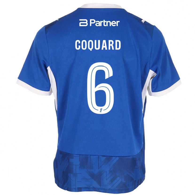 Danxen Dames Alexis Coquard #6 Mediumblue Wit Thuisshirt Thuistenue 2026/27 T-Shirt België