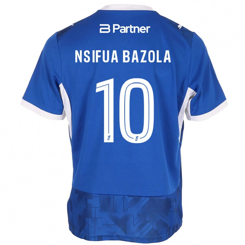 Danxen Dames Preston Nsifua Bazola #10 Mediumblue Wit Thuisshirt Thuistenue 2026/27 T-Shirt België
