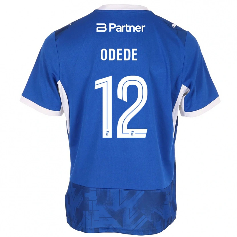 Danxen Dames Elijah Odede #12 Mediumblue Wit Thuisshirt Thuistenue 2026/27 T-Shirt België