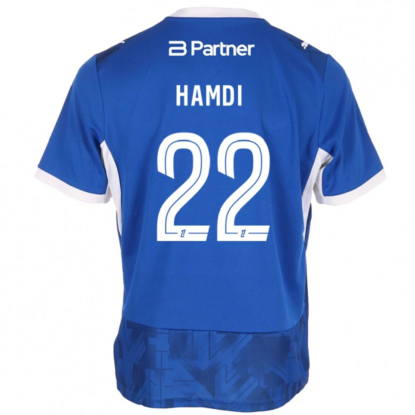 Danxen Dames Mathis Hamdi #22 Mediumblue Wit Thuisshirt Thuistenue 2026/27 T-Shirt België