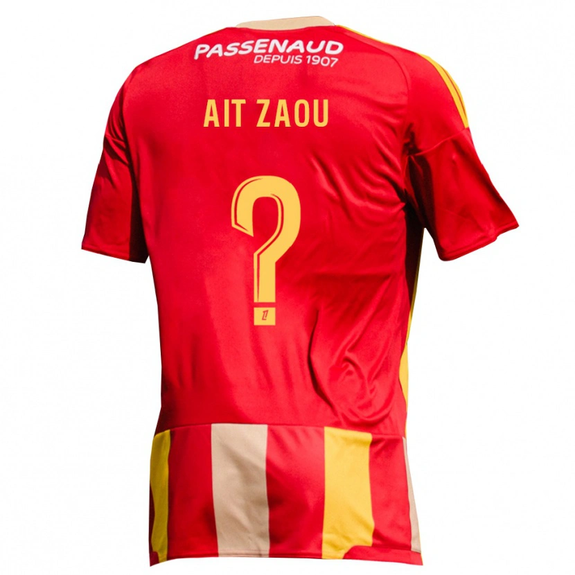 Danxen Dames Yassir Ait Zaou #0 Geel Rood Groen Thuisshirt Thuistenue 2026/27 T-Shirt België