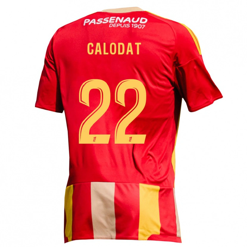 Danxen Dames Lucas Calodat #22 Geel Rood Groen Thuisshirt Thuistenue 2026/27 T-Shirt België