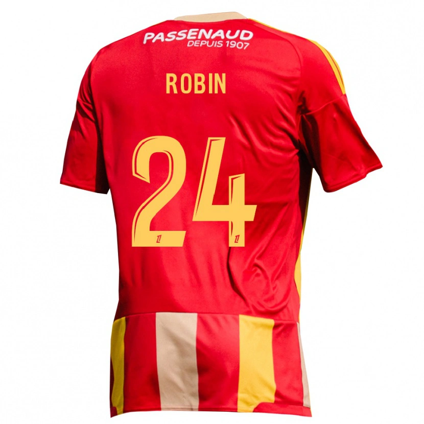 Danxen Dames Milan Robin #24 Geel Rood Groen Thuisshirt Thuistenue 2026/27 T-Shirt België