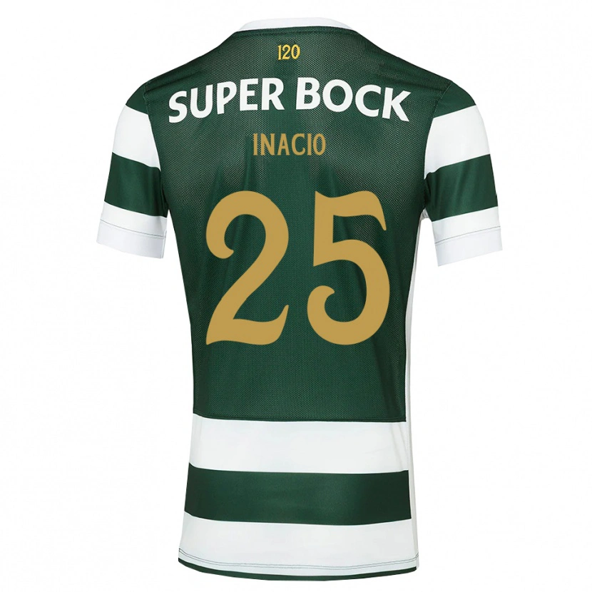 Danxen Dames Gonçalo Inácio #25 Donkerleigrijswit Thuisshirt Thuistenue 2026/27 T-Shirt België