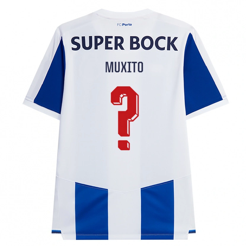 Danxen Dames Domingos Muxito #0 Blauw Wit Rood Thuisshirt Thuistenue 2026/27 T-Shirt België