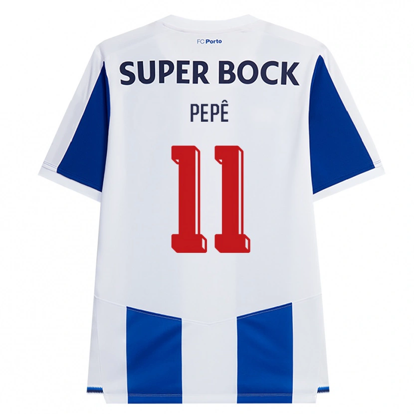 Danxen Dames Pepê #11 Blauw Wit Rood Thuisshirt Thuistenue 2026/27 T-Shirt België