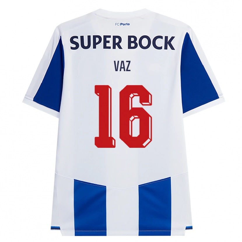 Danxen Dames Matilde Vaz #16 Blauw Wit Rood Thuisshirt Thuistenue 2026/27 T-Shirt België
