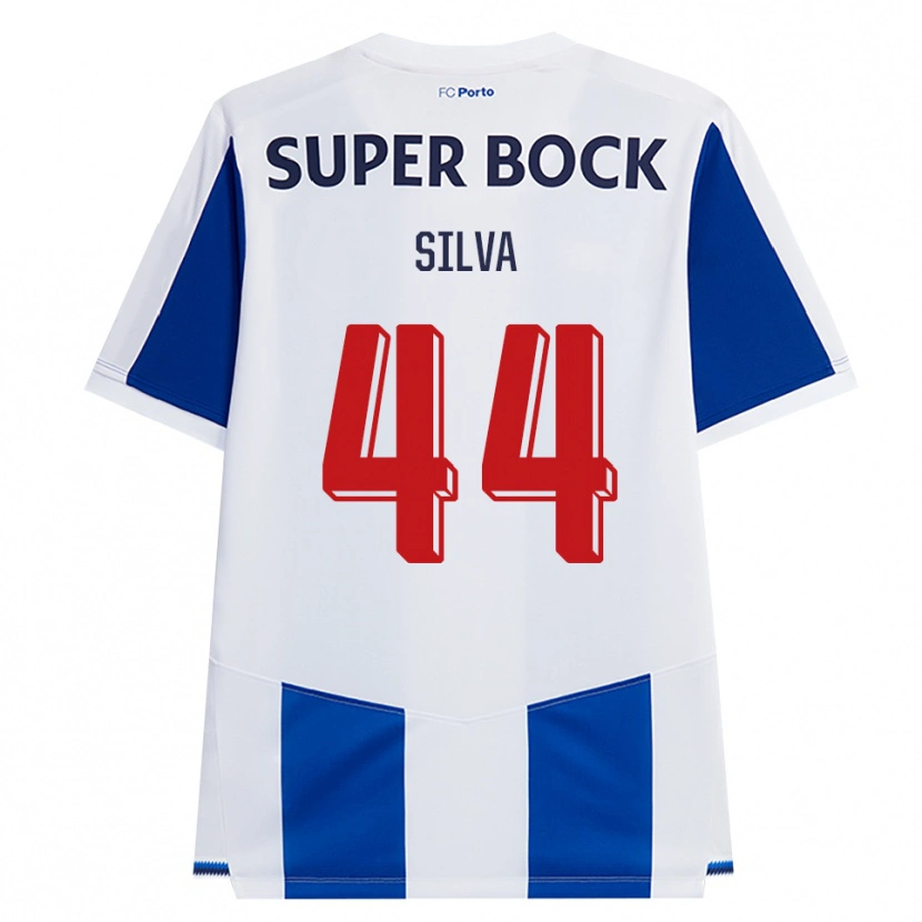 Danxen Dames Felipe Silva #44 Blauw Wit Rood Thuisshirt Thuistenue 2026/27 T-Shirt België