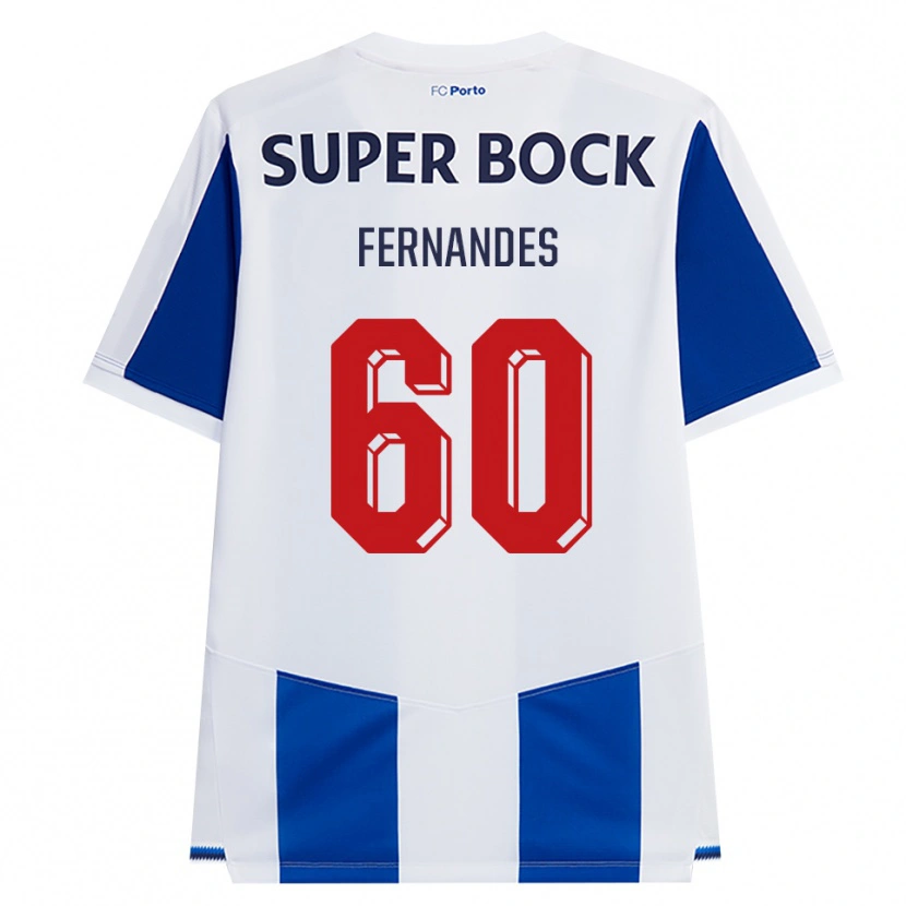 Danxen Dames Francisco Fernandes #60 Blauw Wit Rood Thuisshirt Thuistenue 2026/27 T-Shirt België