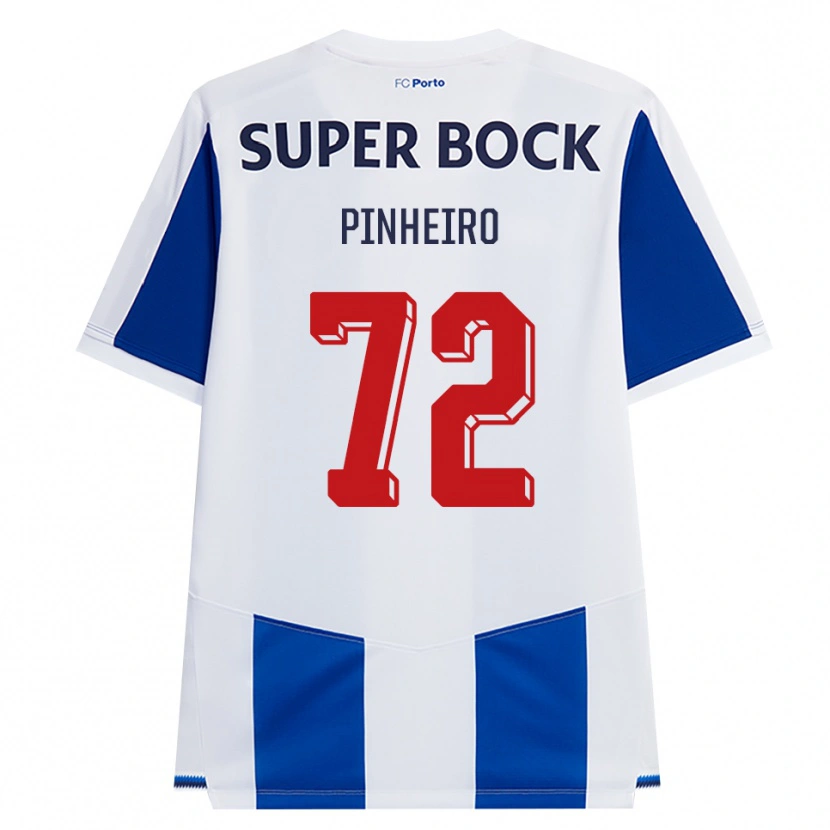 Danxen Dames Rodrigo Pinheiro #72 Blauw Wit Rood Thuisshirt Thuistenue 2026/27 T-Shirt België