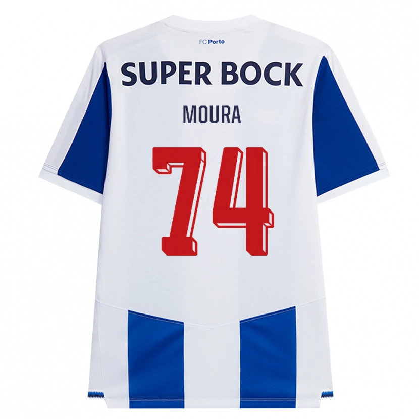 Danxen Dames Francisco Moura #74 Blauw Wit Rood Thuisshirt Thuistenue 2026/27 T-Shirt België