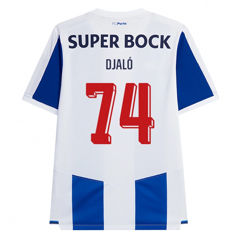 Danxen Dames Ussumane Djaló #74 Blauw Wit Rood Thuisshirt Thuistenue 2026/27 T-Shirt België